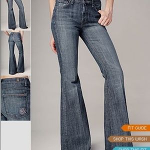 7FAM Stretch "BellBottom" MidRise Super Flare 27